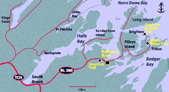 Roberts Arm Nl Map Lake Crescent Inn, Roberts Arm Newfoundland, Our Rooms.